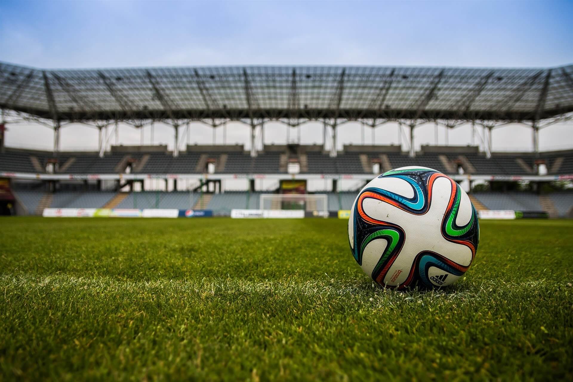 Ball in Stadion