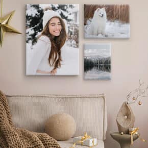 Weihnachten im eigenen Stil: Foto auf Leinwand als einzigartiges Geschenk