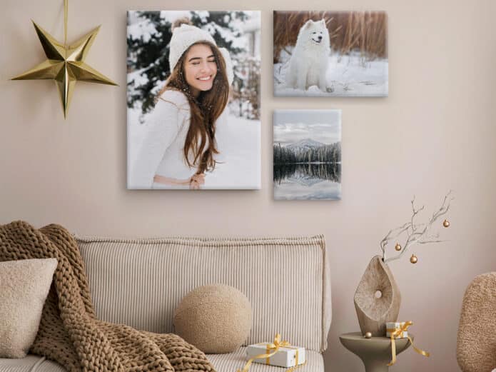Foto auf Leinwand, Wohnzimmer, Geschenke, Dekoration